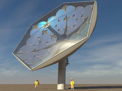 Гибридная солнечная энергетическая установка